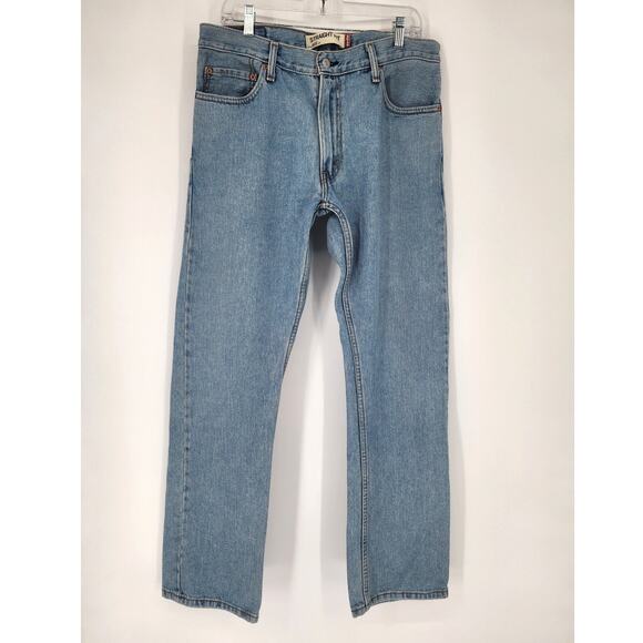 Levi’s 505 Men’s Straight Fit Jeans Light Wash 34x32 100% Cotton - Picture 10 of 10